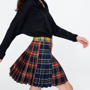 Zara Patchwork Skirt - sz S